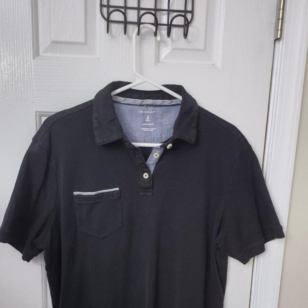 Elie-tahari Men's Black Polo-shirts